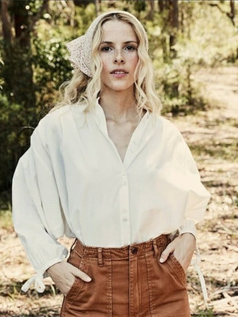 Doen O'Keefe Blouse Salt